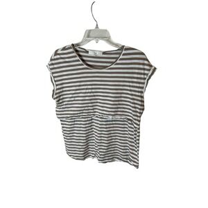 Ripe Striped Nursing Top Maternity T Shirt Casual Everyday Size Medium